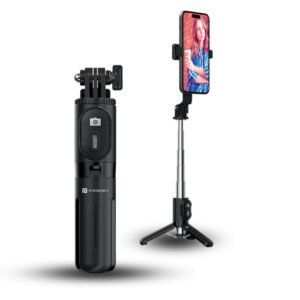Portronics Lumistick Mini 3-in-1 Bluetooth remote selfie stick